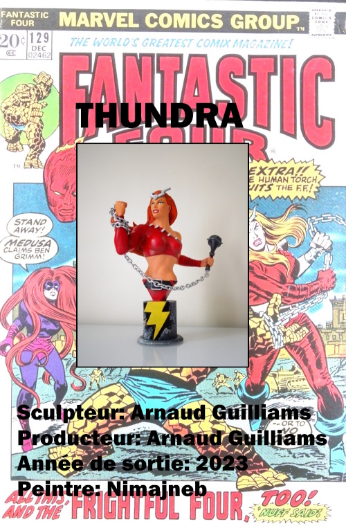 Thundra - buste - Arnaud Guilliams Thundr24