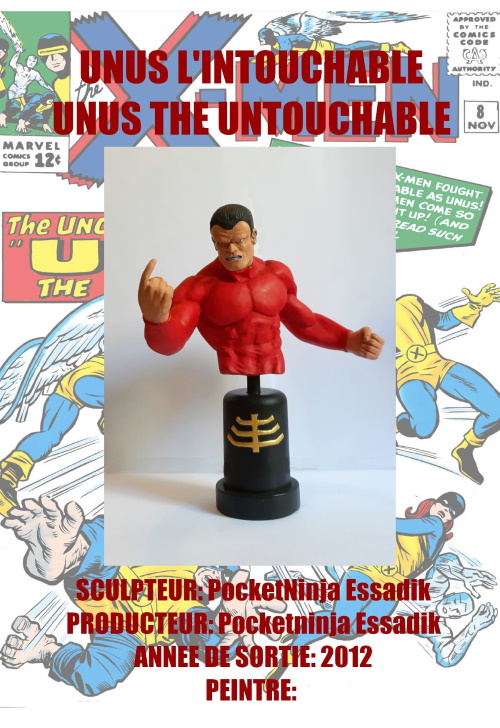 Unus the Untouchable (Unus l'Intouchable) - buste - PocketNinja Unus_110