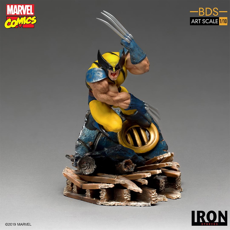 IRON STUDIOS : X-Men Battle Diorama Series Wolverine 1/10 Statue Wolver26