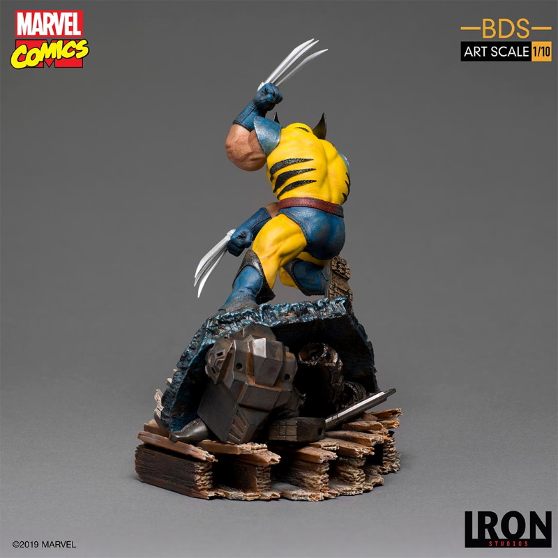 IRON STUDIOS : X-Men Battle Diorama Series Wolverine 1/10 Statue Wolver28