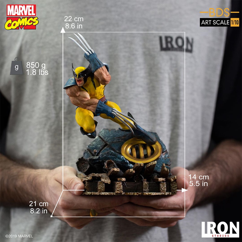 IRON STUDIOS : X-Men Battle Diorama Series Wolverine 1/10 Statue Wolver36