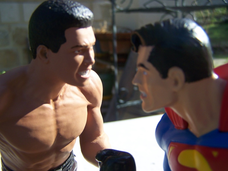 Superman versus Mohamed Ali diorama par DC Direct - Page 2 100_5317