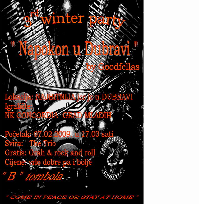 3rd WINTER PARTY BY FBC GOODFELLAS Flajer10