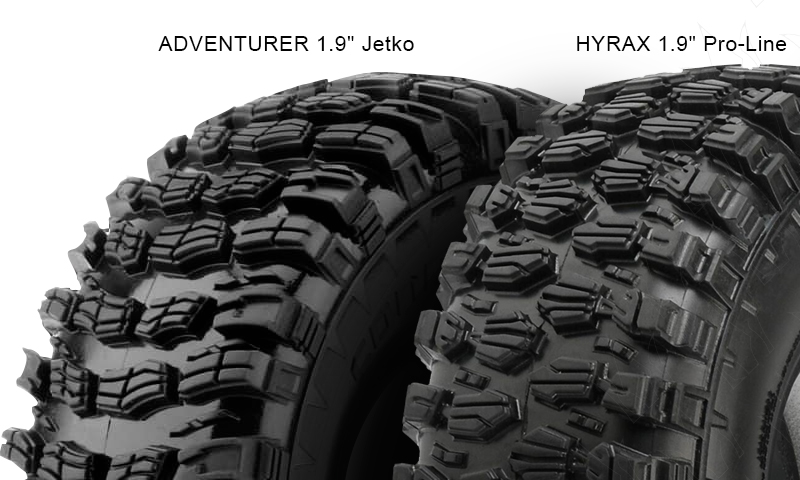 [NEW]JETKO 1.9" CR Tires JK3001 CONQUEROR / JK3002 ADVENTURER pour TRX4 TRX6 Advent11