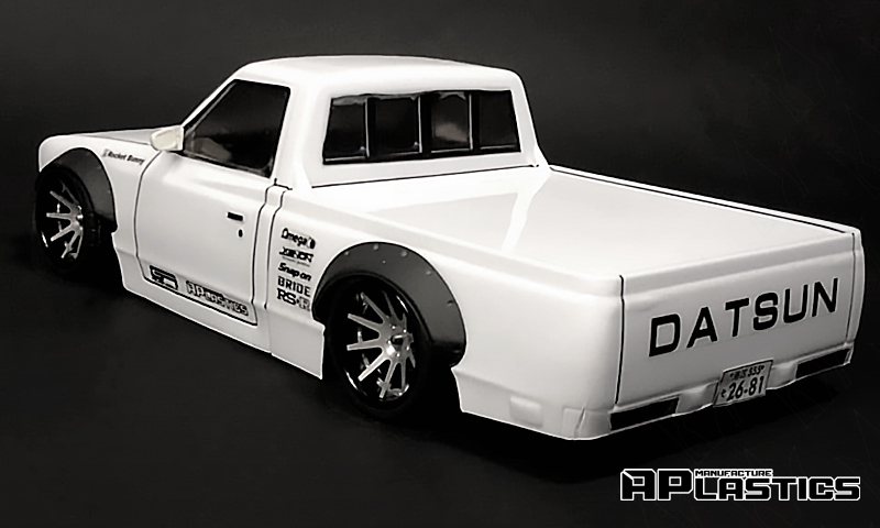 [NEW] Aplastics RC Datsun 620 pickup 1/10 RC Clear Body for 4TEC2.0 - Carro Aplast16