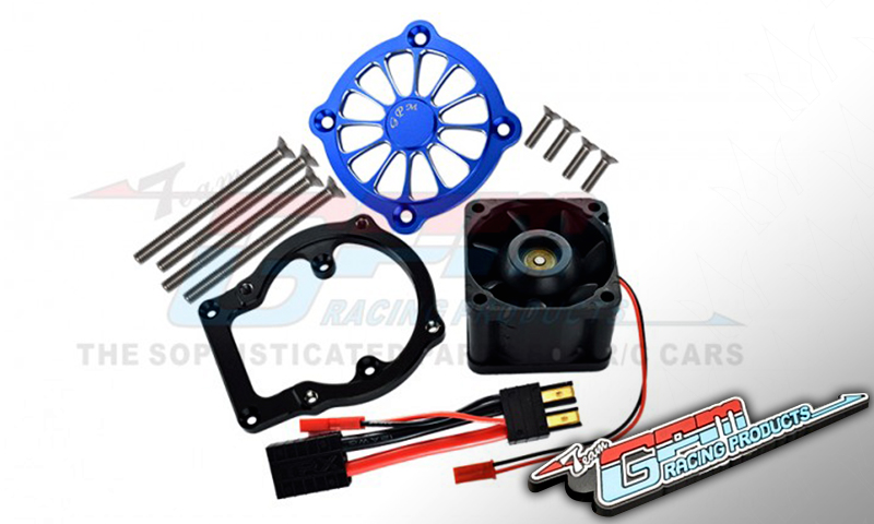 <br />GPM RACING ALUMINUM 6061-T6 MOTOR HEATSINK WITH COOLING FAN<br />