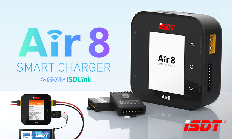 [NEW] ISDT Air 8 Smart Charger Battair ISDLink - 8S 500W 20A - ISDT Battair ISDLink Bluetooth Isdt_a10