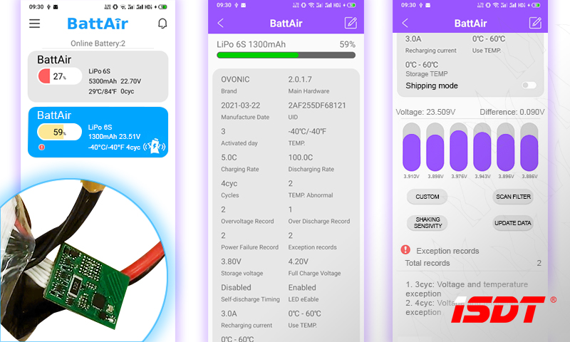 [NEW] ISDT Battair plugin - Contrôleur de Lipo en live - Check Checkeur Test Testeur Isdt_b10