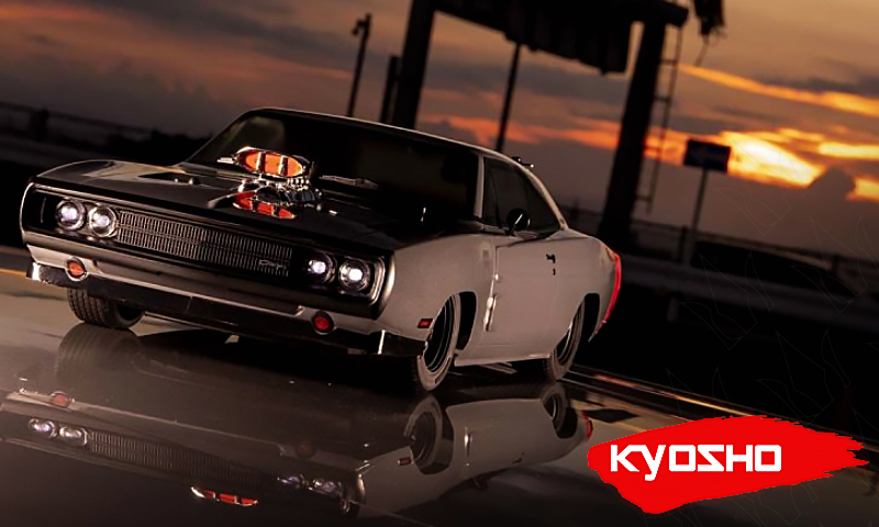 Kyosho 970 Dodge Charger Supercharged VE Gray