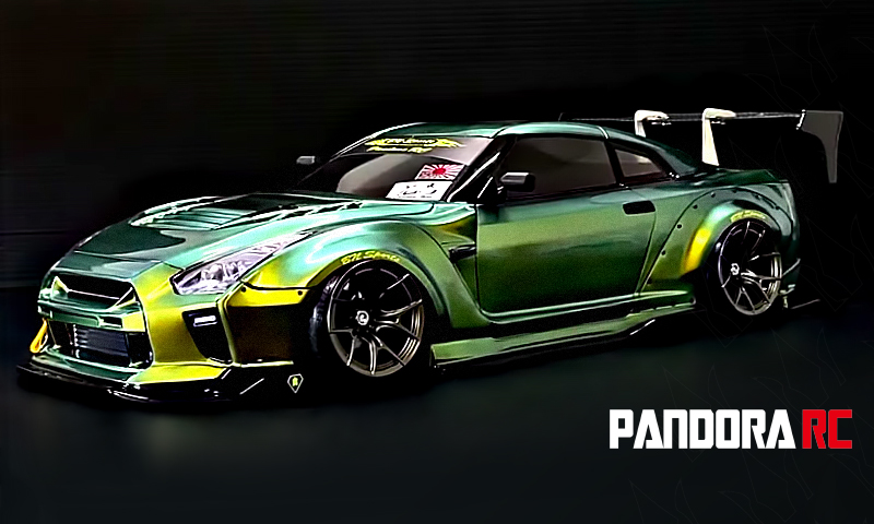 Pandora RC Body NISSAN GT-R 35 BLS BN-Sports #PAB-2207 - Carro pour 4TEC2.0