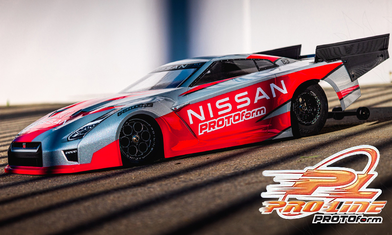 Pro-Line Racing / ProtoForm Nissan GT-R R35 Clear Body for Drag Slash - Carrosserie Carro