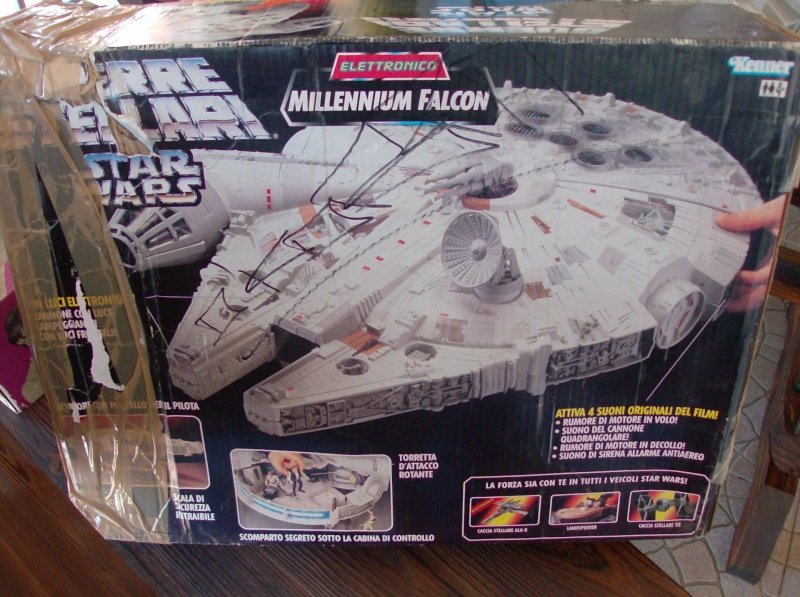 star - Star Wars Guerre Stellari Millenium Falcon + 7 personaggi GIG anno 1995 Hpim3935