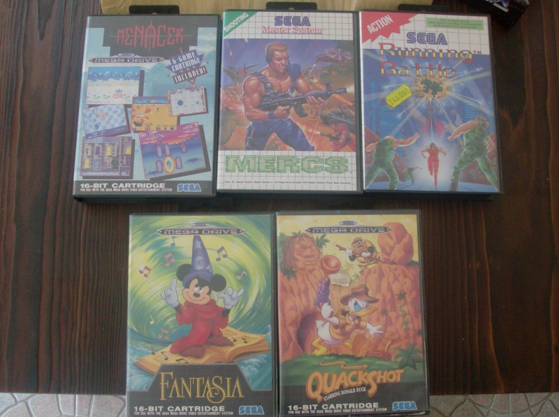 Gioch Sega Master System SEGA Mega Drive , AMIGA , Giochi lotto 7 Retrogames Hpim4110