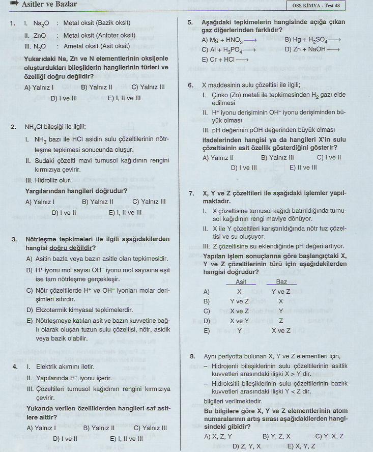 Asit Baz Yaprak Test Kim27710