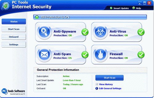 PC Tools Internet Security 2009 gratis per un anno Pctool10