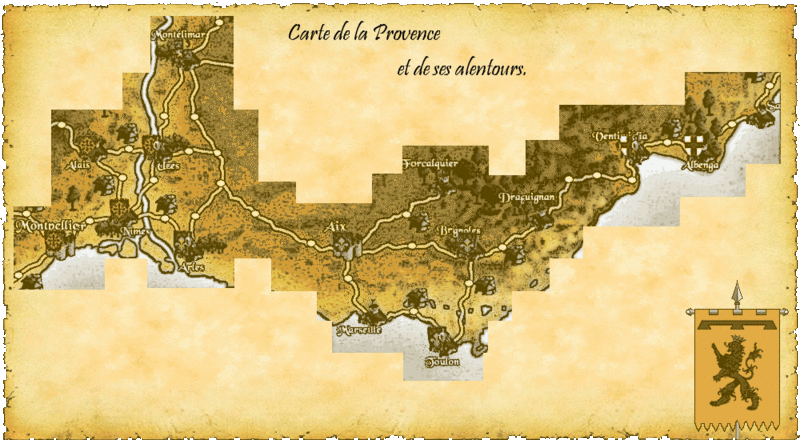 Carte de la Provence Cartep10