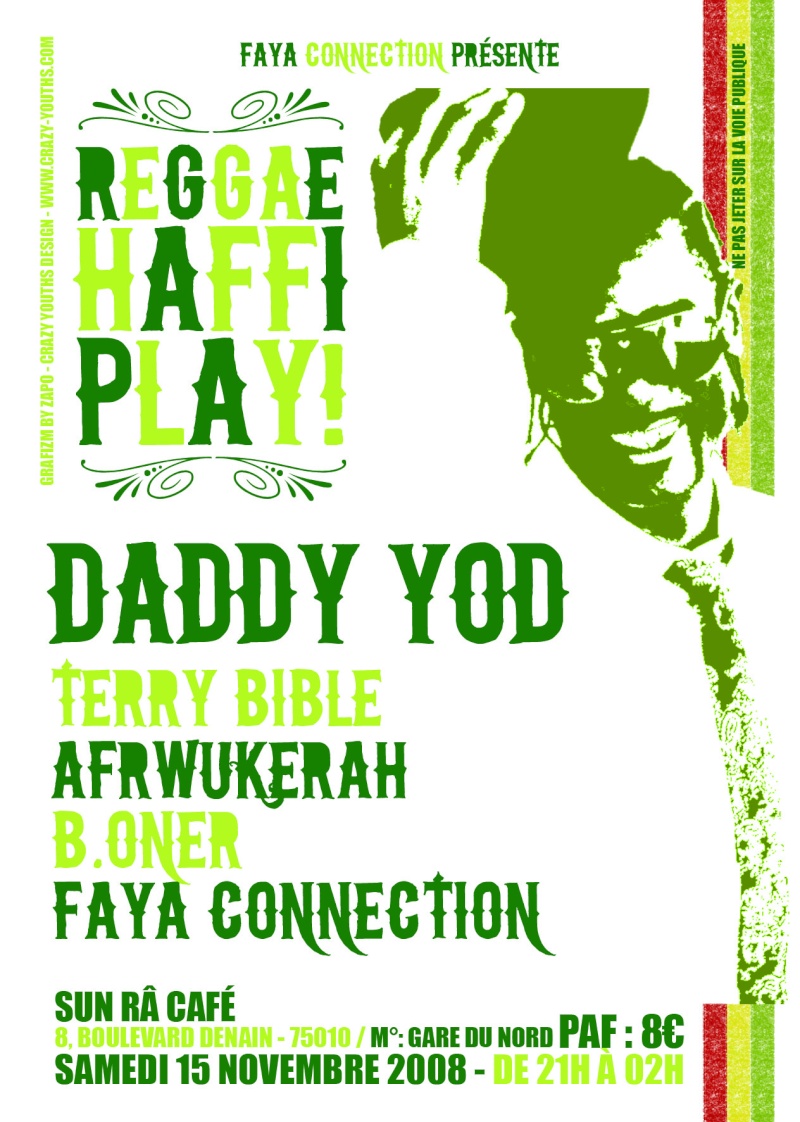 Concert B.Oner Faya connection Flyer Flyer_10