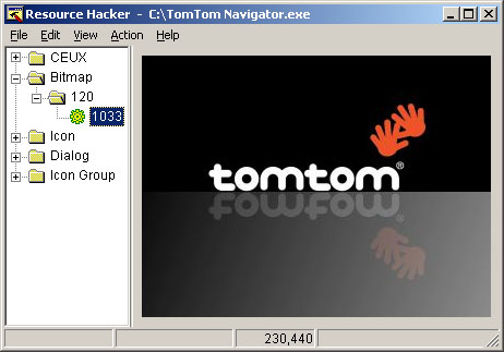TUTO -> Modifier le splash screen TomTom 110