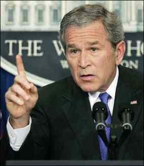 Bush: Program Nuklir Iran Tetap Jadi Ancaman Perdamaian Bushdl10