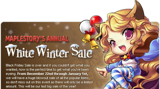 Annual White Winter Sale! 20081210