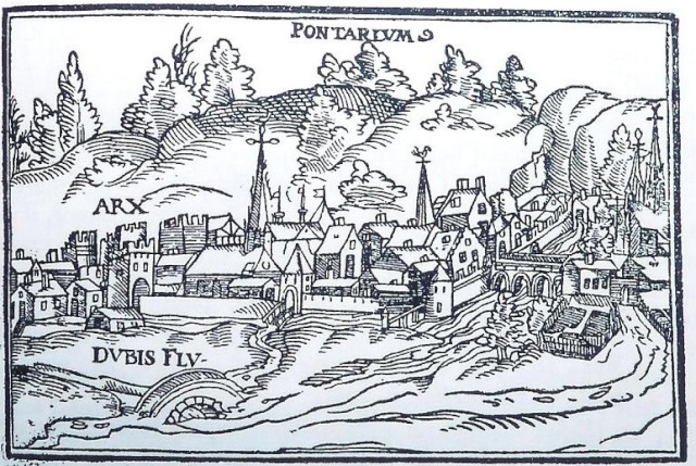 Quelques gravures de la Franche-Comté des XVI° et XVII° siècles. Pontar11