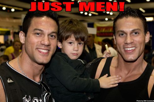 "Just Men" at the 2011 LA Fit Expo! Justme10