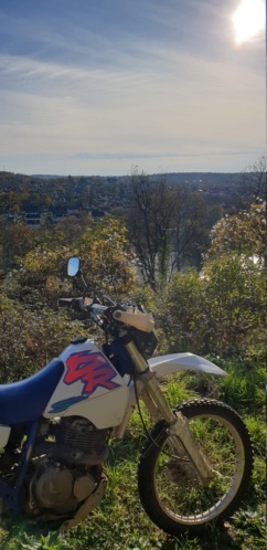 Retour au trail ... leger : 350DR 20191116