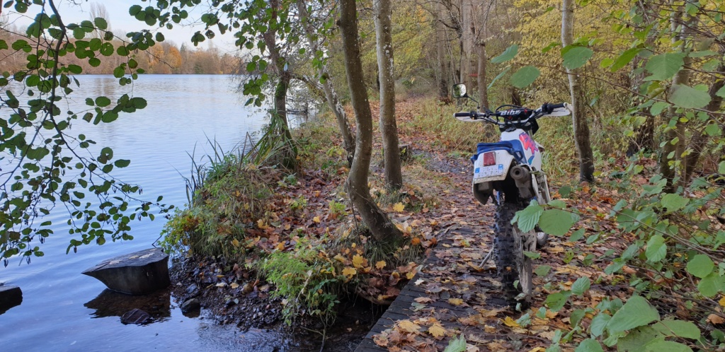 Retour au trail ... leger : 350DR 20191119
