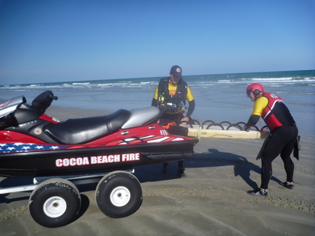 Rapid Diver in use by Rescue Divers and Beach Patrol Cocoa511