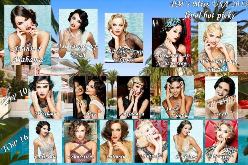 PM Miss USA 2013 HOT PICKS - Final picks inside  Pozada11