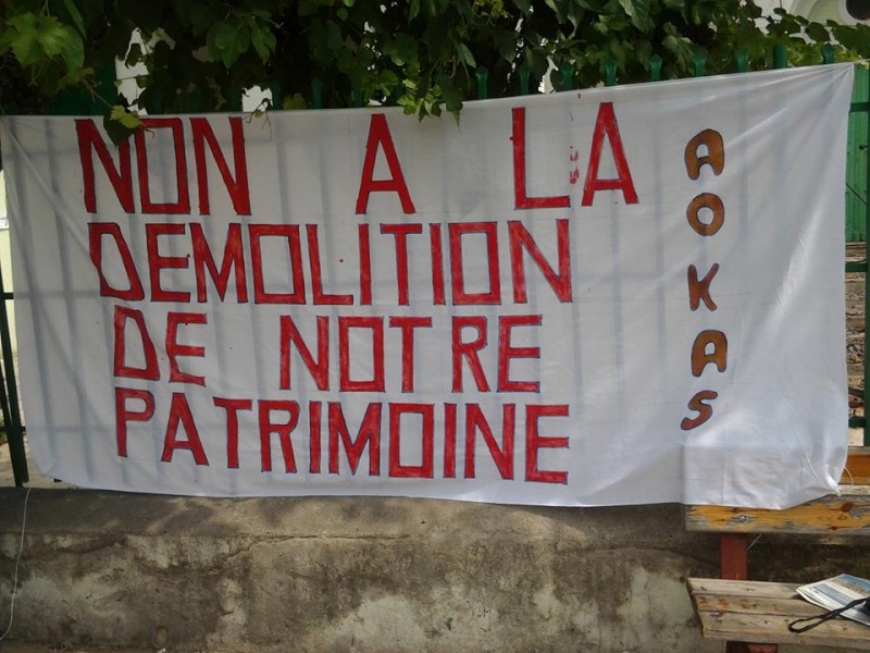 NON A LA DEMOLITION DE NOTRE PATRIMOINE (AOKAS 08 JUIN 2013) 147