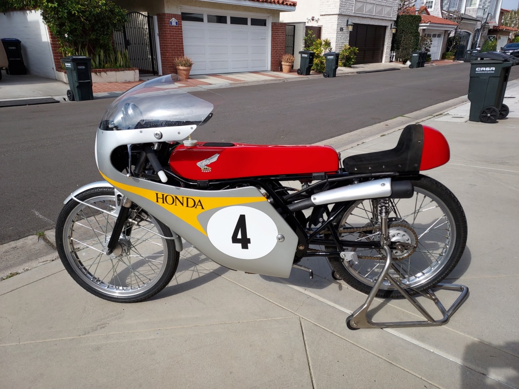 1966 Honda RC116 Réplica bicilíndrica de 50 cc 20220216