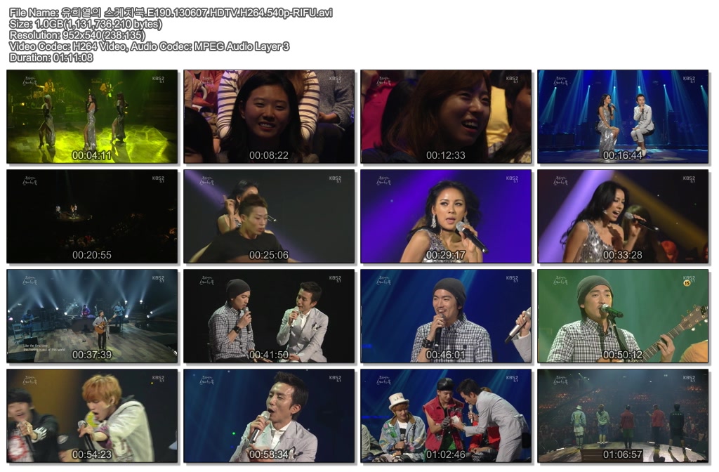 [DL][2013] Yoo Hee Yeol's Sketchbook Ep.190 & 200 {Hyori's Cut} 6f42b610