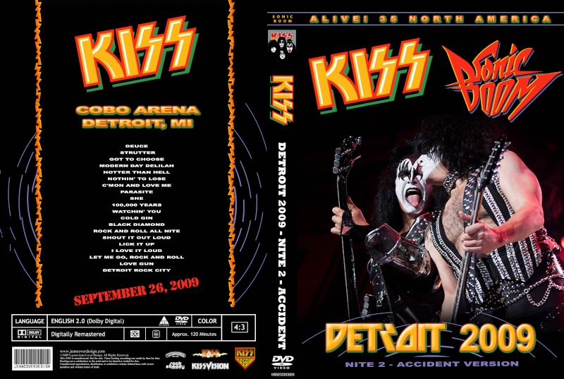 DVD Last KISS at Cobo Hall ? 20092013