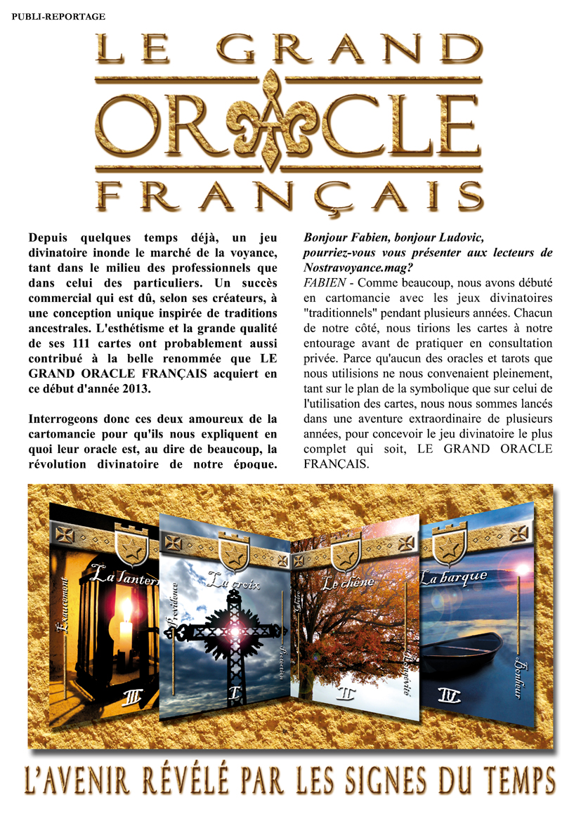 Le Grand Oracle Français ► Fabien & Ludovic Articl10