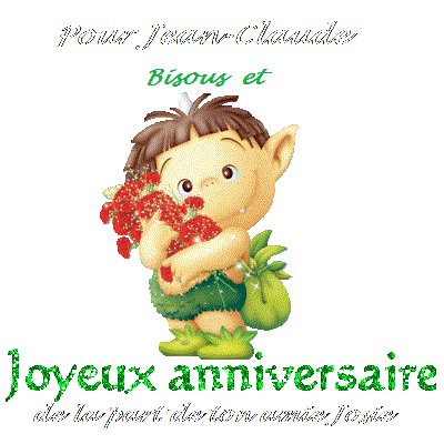 Joyeux anniversaire J.Claude de la part de Josiane Yv82ra10