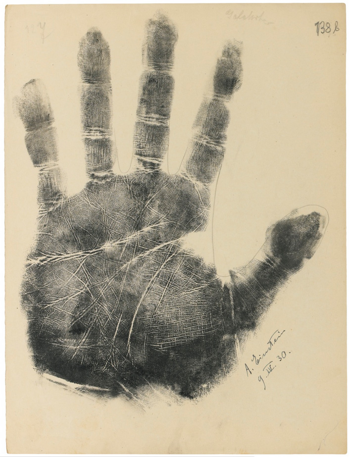 The hands of Albert Einstein - person of the 20th century Albert11