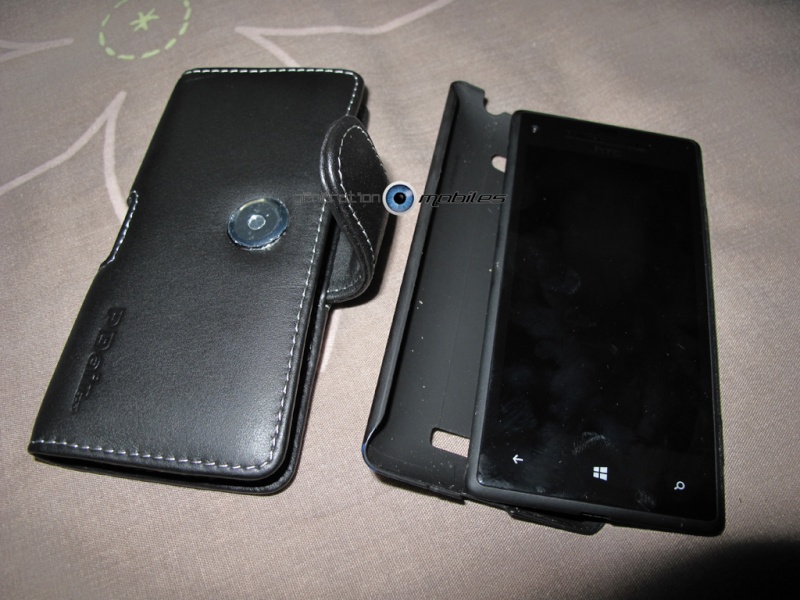 [ORDICA-STORE] Test de l'étui Cuir Horizontal Clip Ceinture Windows Phone 8X by HTC - Pdair Img_6421
