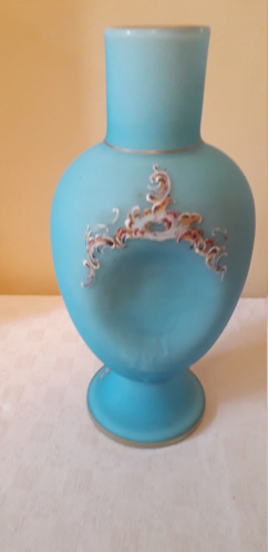 Vase opaline peinte  20230834