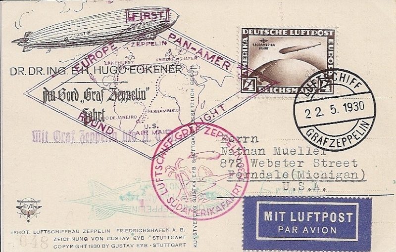nach - Südamerikafahrt 1930, Post nach Lakehurst - Seite 3 57_e_k10