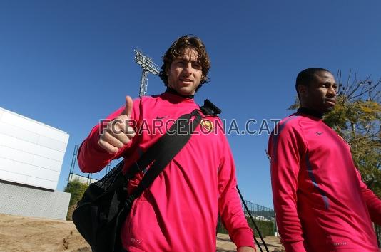 Fotos de los entrenamientos del Barça  2011-011
