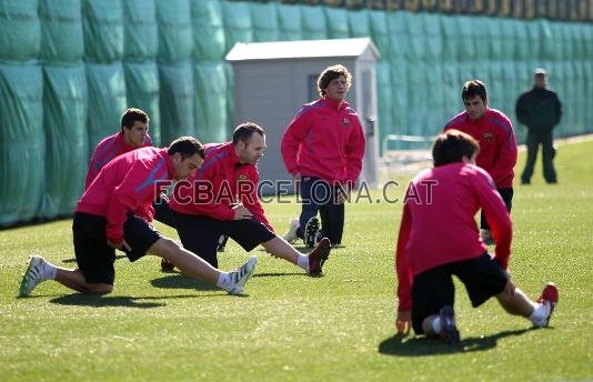 Fotos de los entrenamientos del Barça  2011-013
