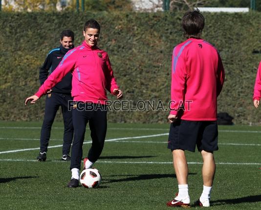 Fotos de los entrenamientos del Barça  2011-015
