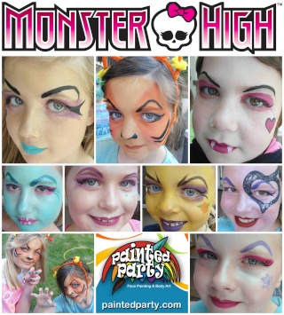 MONSTER HIGH- Face painting designs - Page 2 Monste10