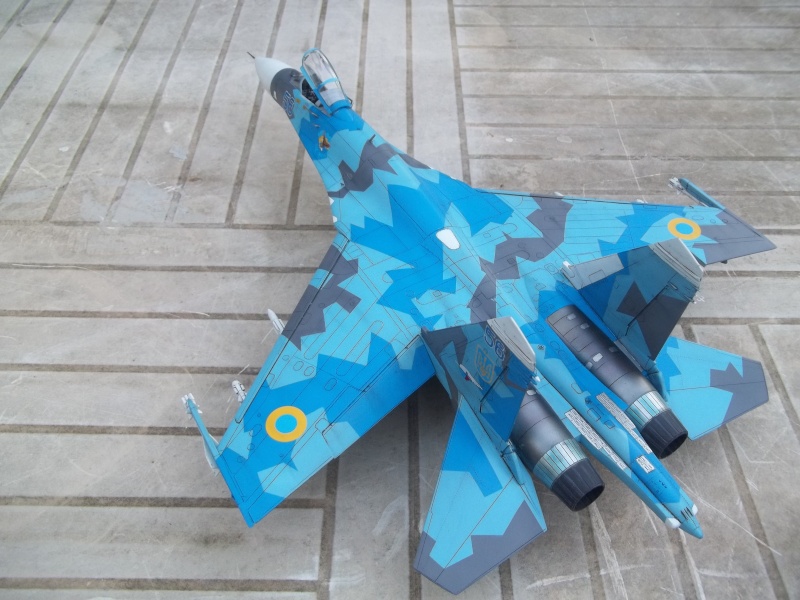 Su-27 Flanker B Ukrainian Air Force Eduard 1/48e  100_1213