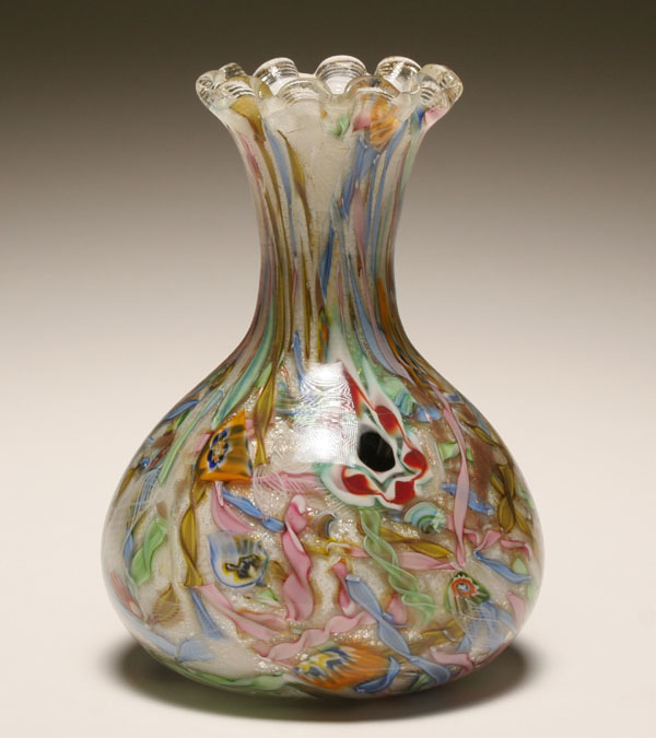  vase AVEM Murano 'End of Day'. 5873610