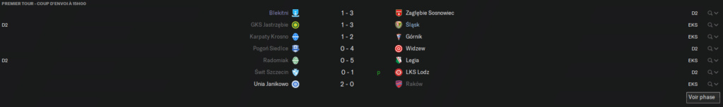 Résultat Premier Tour  Slask11