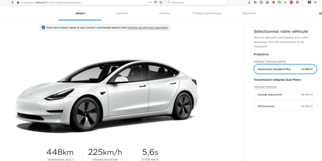 Tesla : la model 3 dévoilée - II - Page 26 Screen23