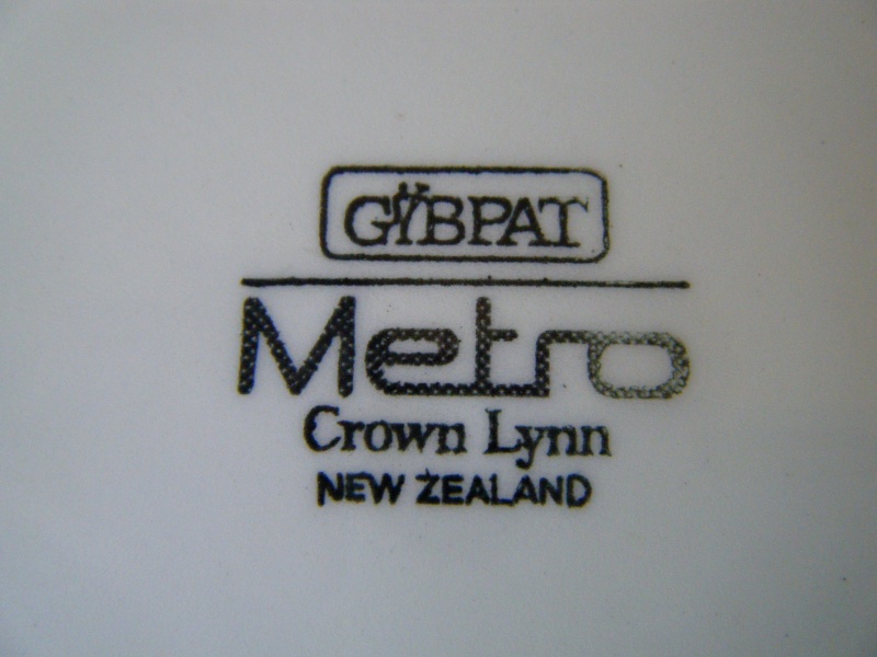 Gibpat Metro Crown Lynn NZ Metro10