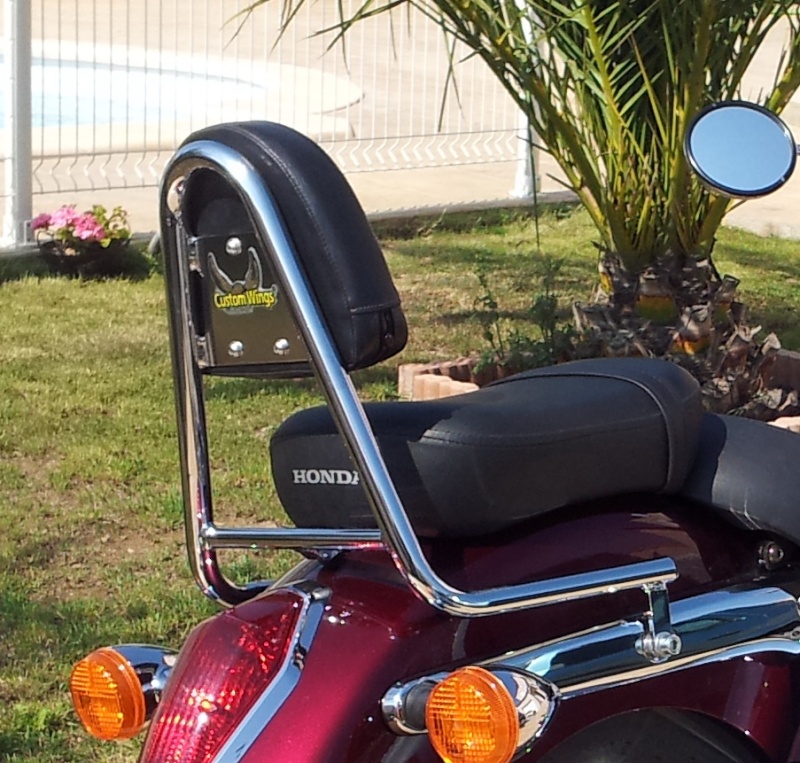 Sissy bar pour HONDA shadow 750